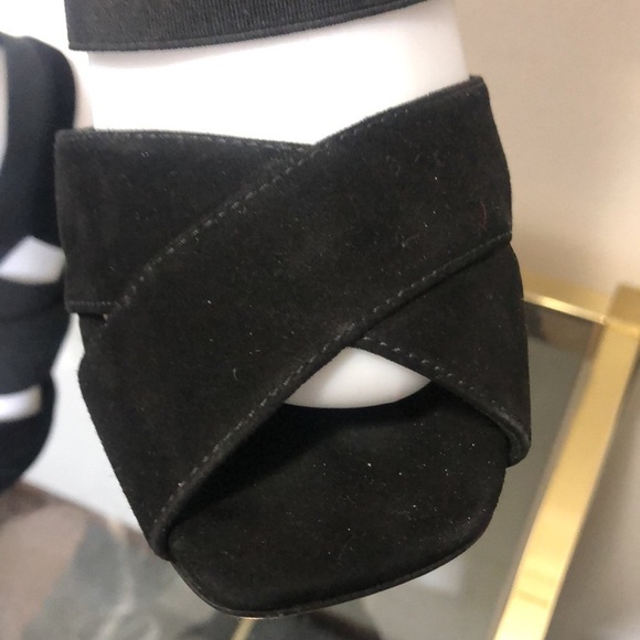 Prada strappy black open toe heeled sandals size 8.5 - Picture 12 of 14